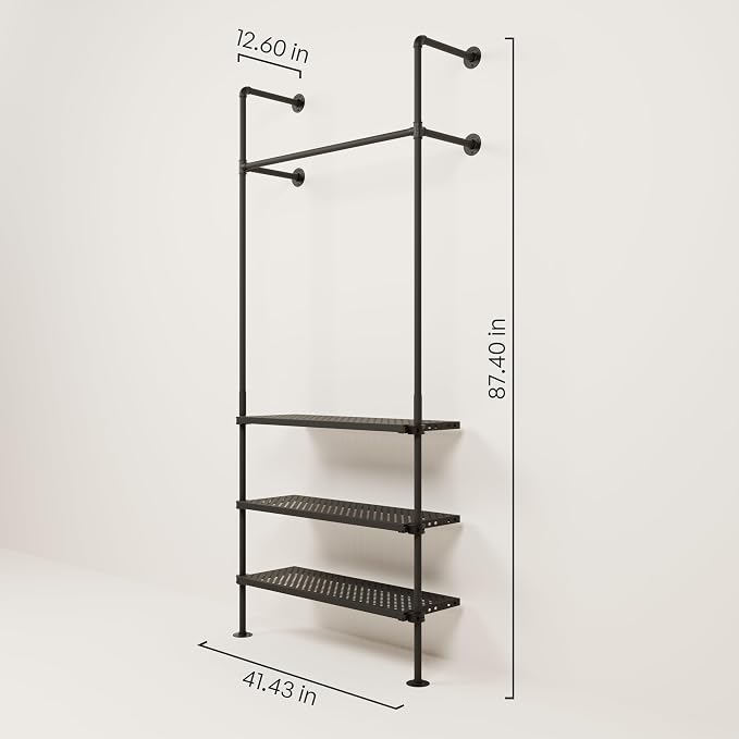 3 x Metal Shelf