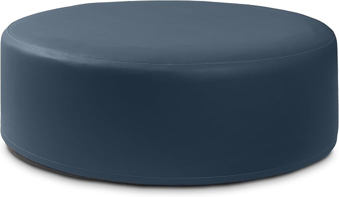Faux Leather Oxford Blue