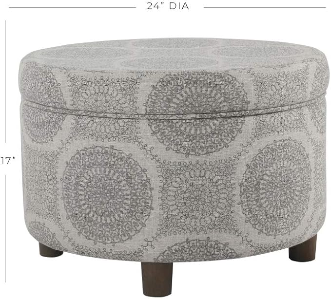 Light Grey Medallion