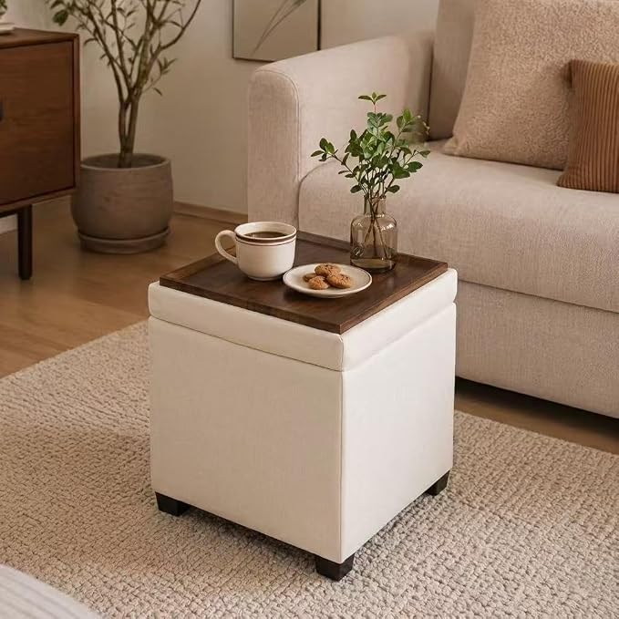 Cream White With Tray