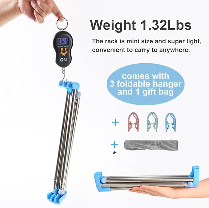 Blue+3 Foldable Hangers
