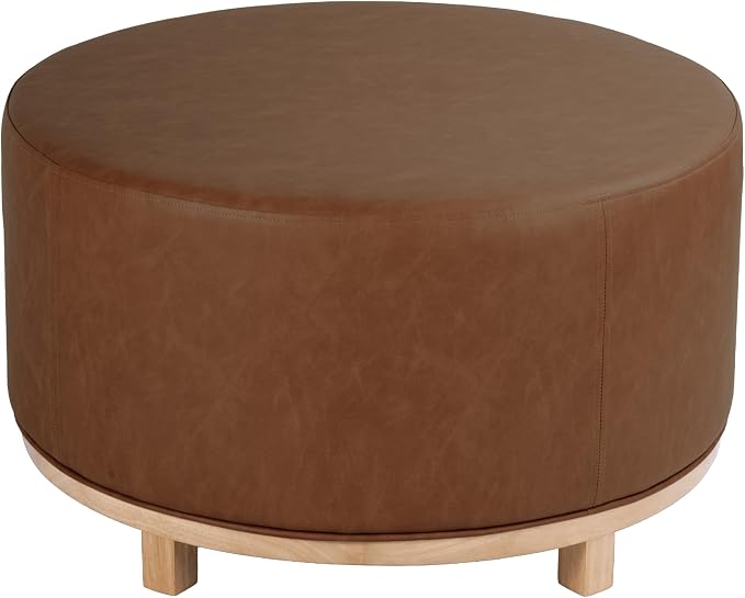 Chestnut Brown Faux Leather