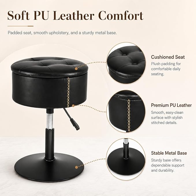 C: Leather-black