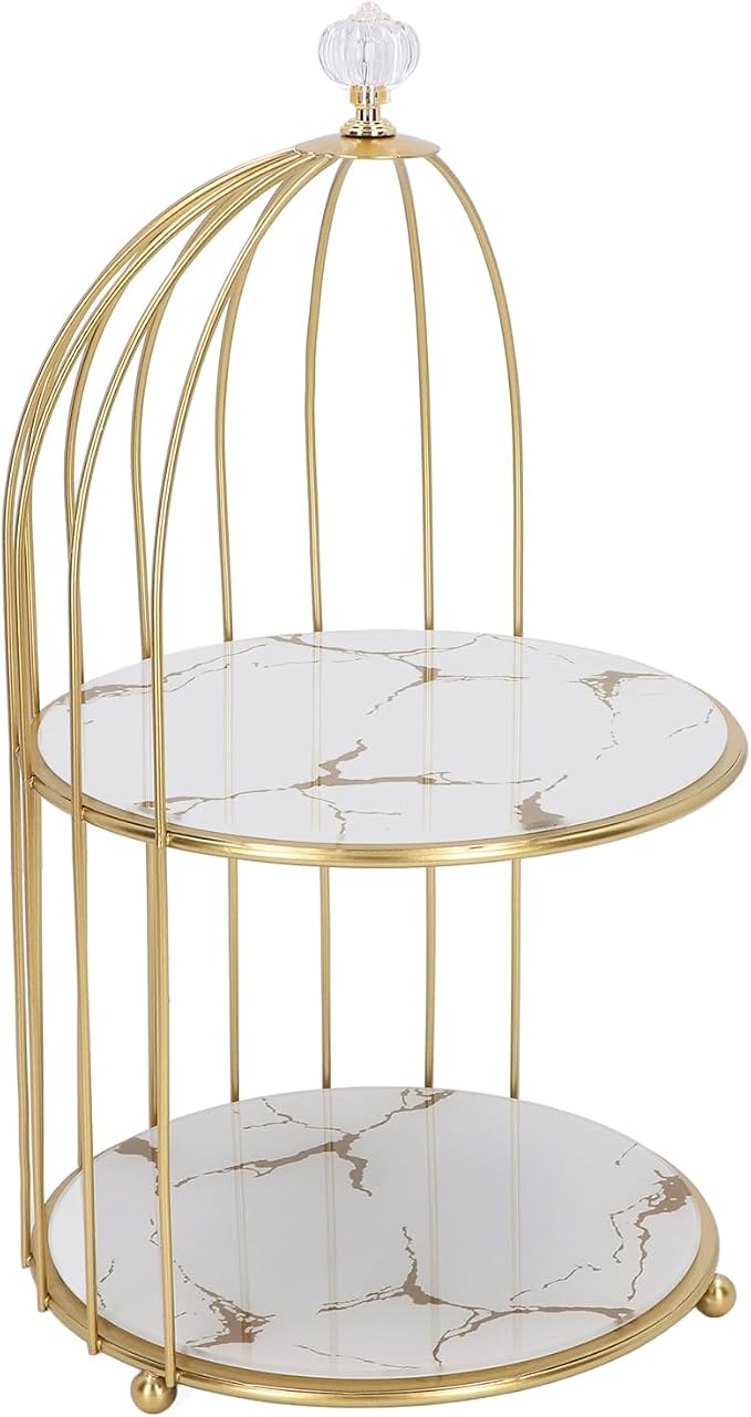 White Base Gold Pattern