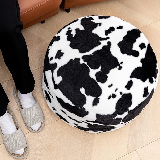 Black White Cow Print