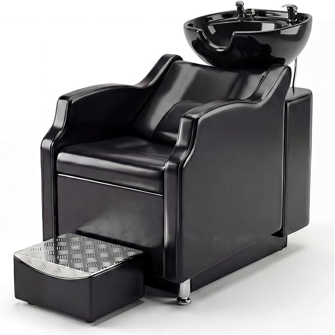 Black Abs Shampoo Bowl
