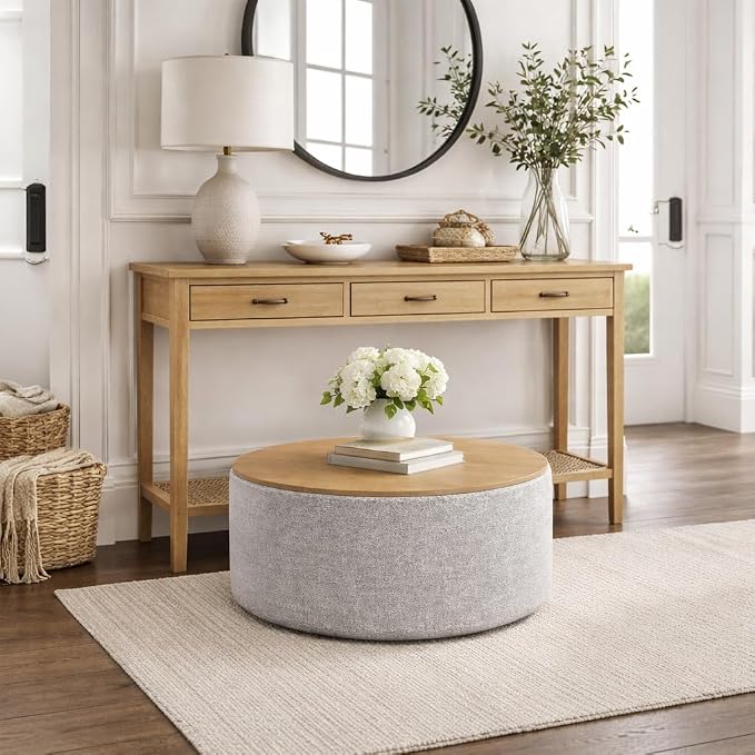 White Cream Boucle With Gray Yarn