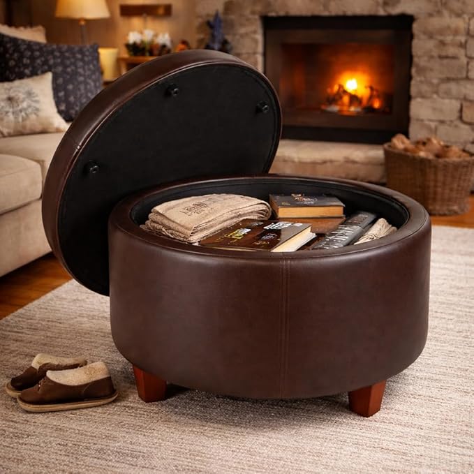 Brown Faux Leather