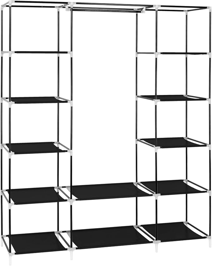 150x45x175cm, Black-h