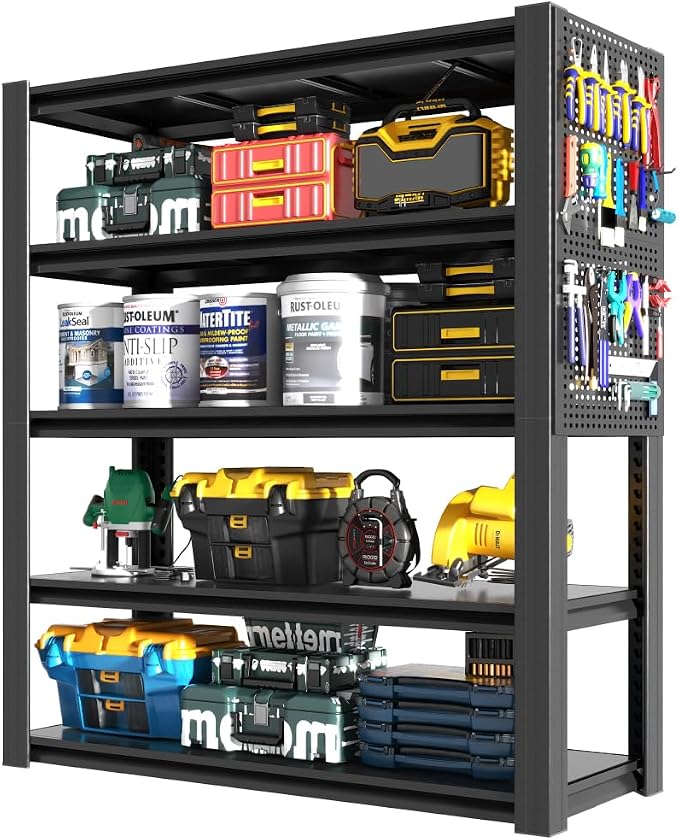 72h*47w*24d+ 5 Tier + Pegboard