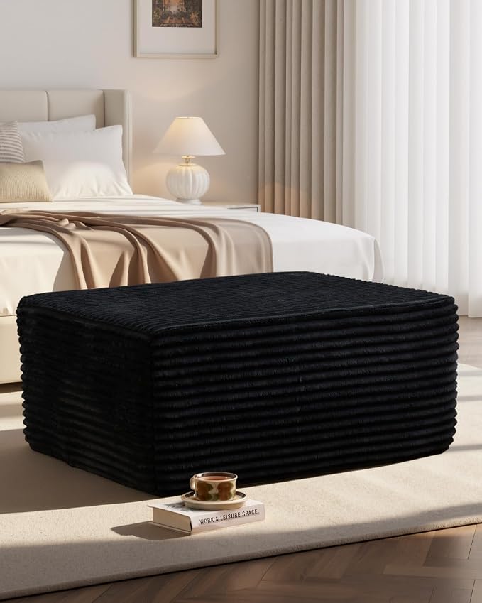 Black (Plush Corduroy Fabric)