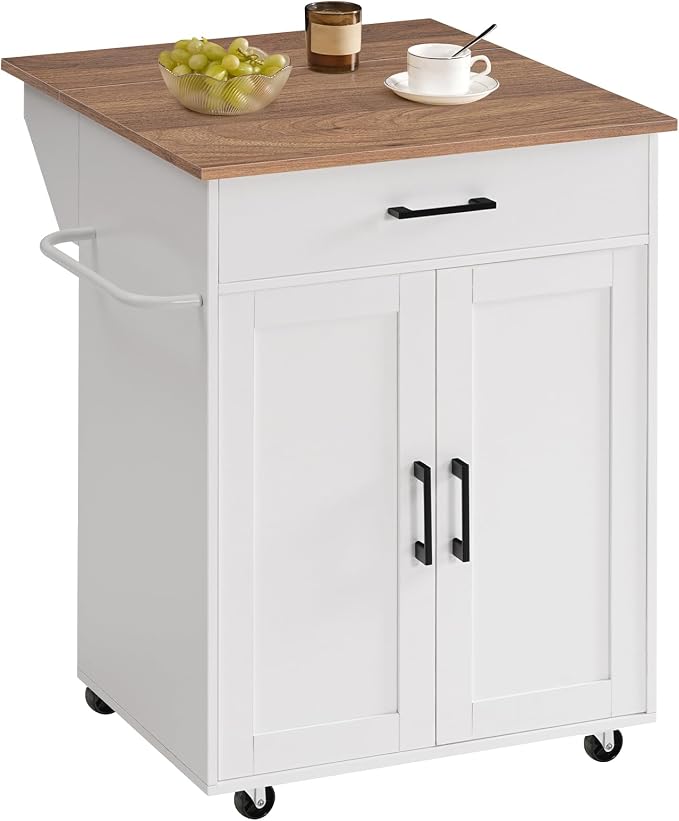 White and Walnut