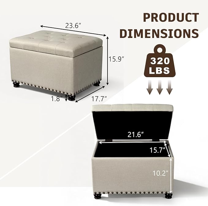 Beige,bronze Rivets