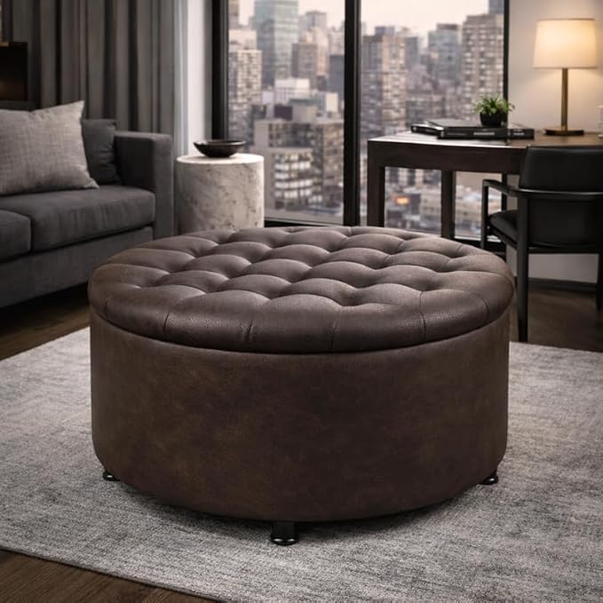 Brown Faux Leather