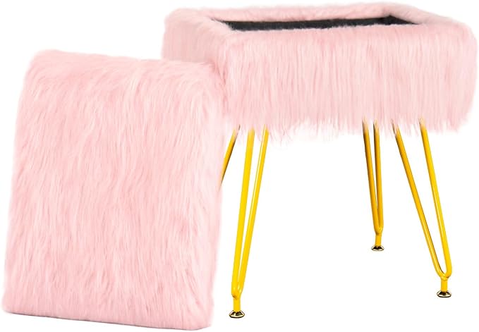 Rectangular-pink/Golden