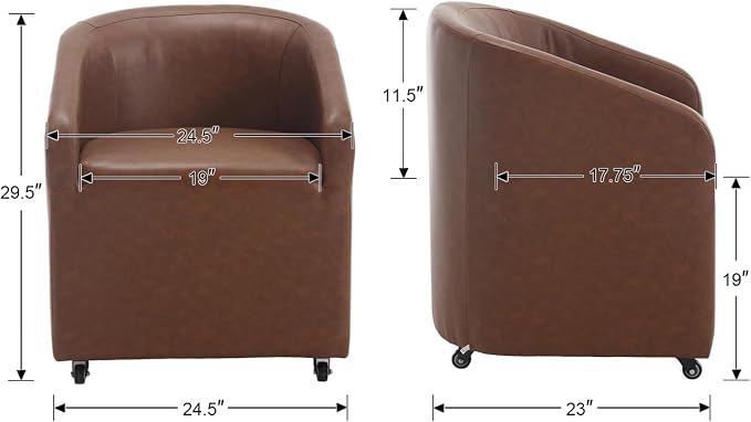 Brown Pu Leather