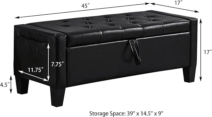 45'' Pu+black