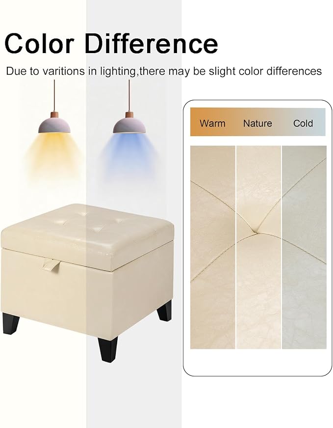 Style2 Faux Leather Beige