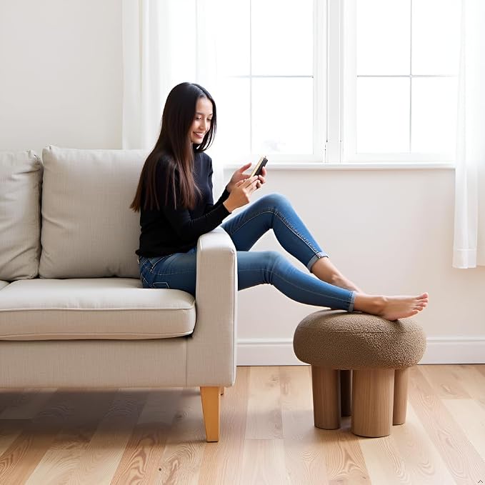 Footstool-brown