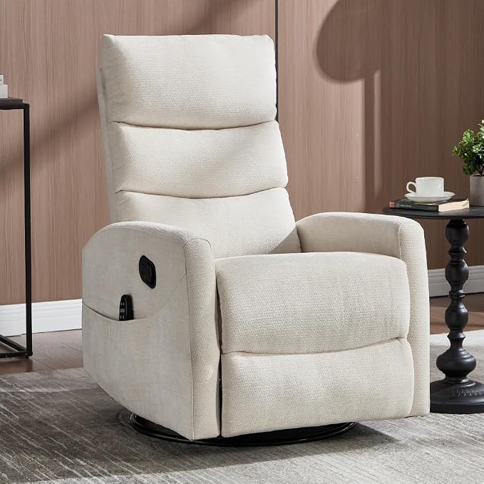 Beige + Metal & Wood + Fiber Foam and Polyester Fiber Pad