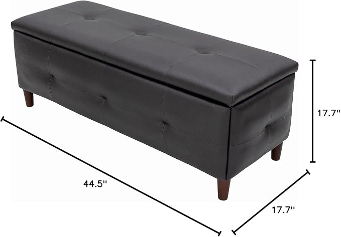 Black Leather-like Fabric