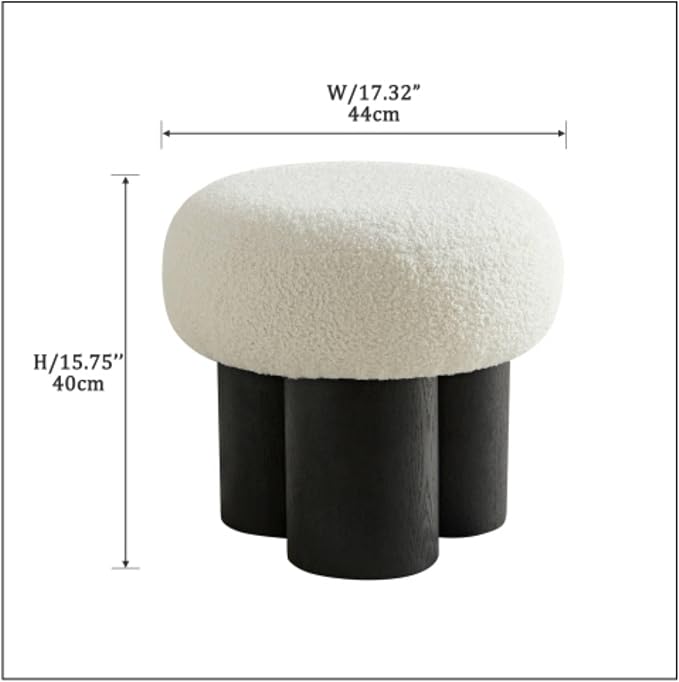 Mushroom-white&black