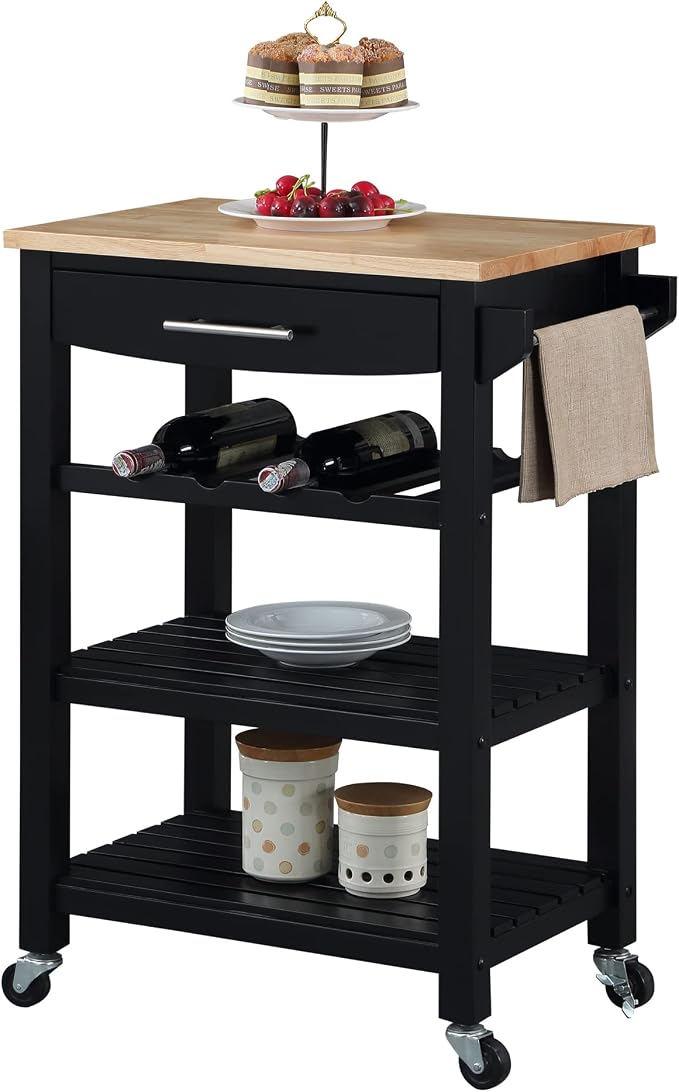 Black/Butcher Block