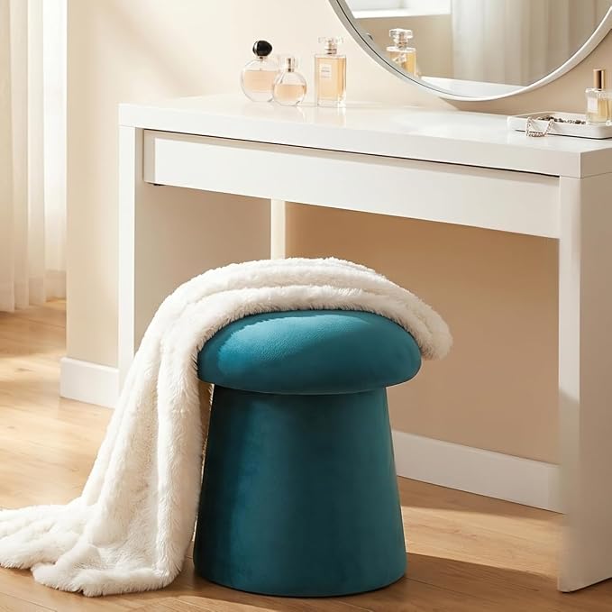 Velvet Mushroom-teal