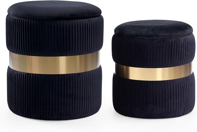 Pleated-black
