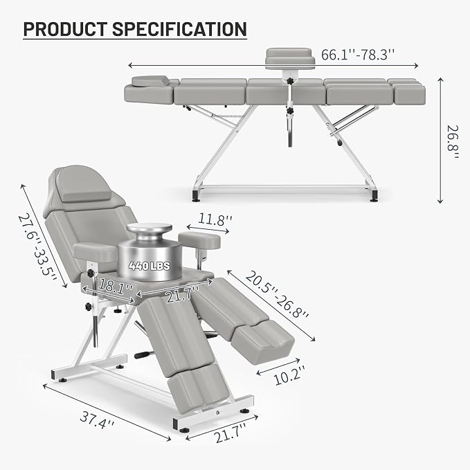 Gray Tattoo Chair 0033