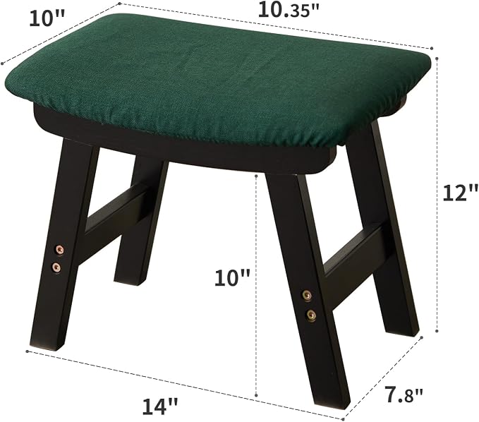Black Stool Legs - Green Surface