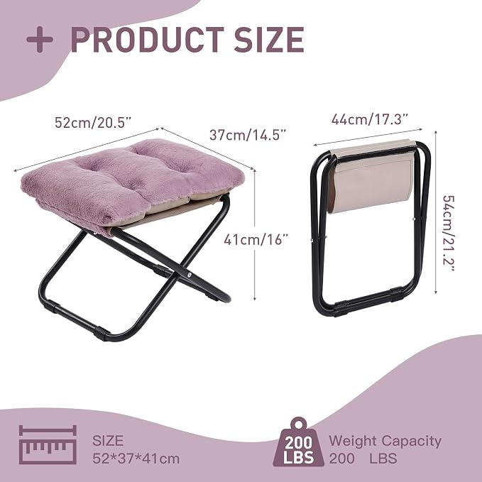 Straight | Plush Purple