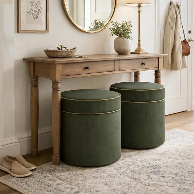 Loden Green Velvet