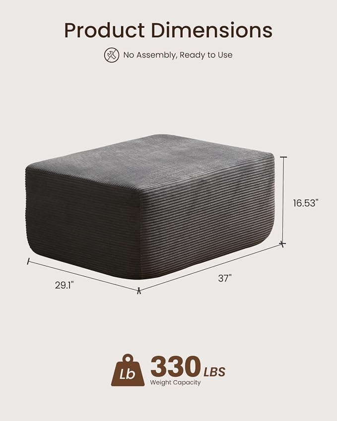 Grey (Corduroy Fabric)
