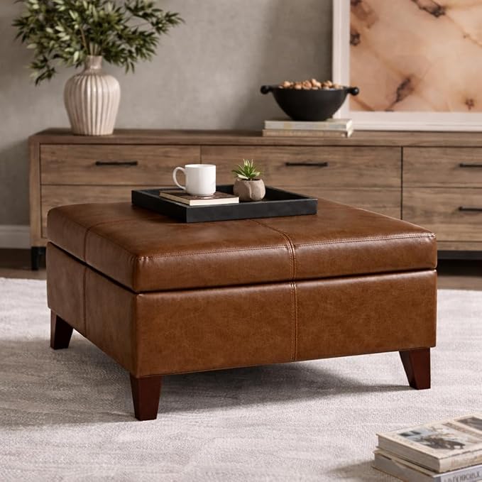 Distressed Brown Faux Leather