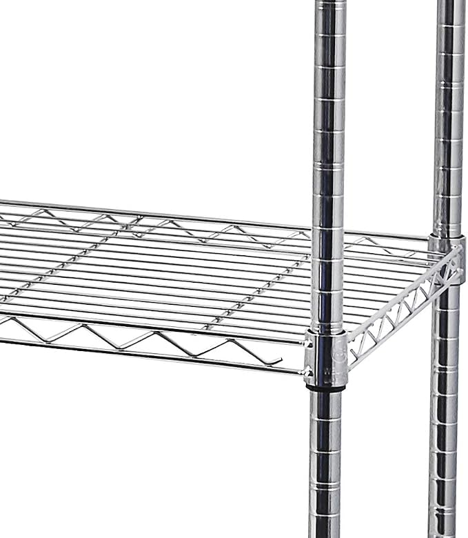 Silver-5 Tier-with Wheels