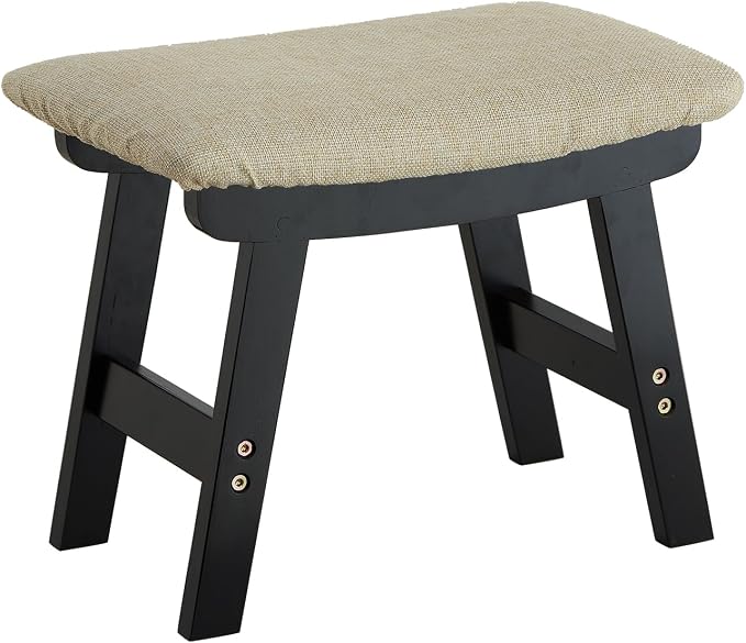 Black Legs - Beige Stool Surface