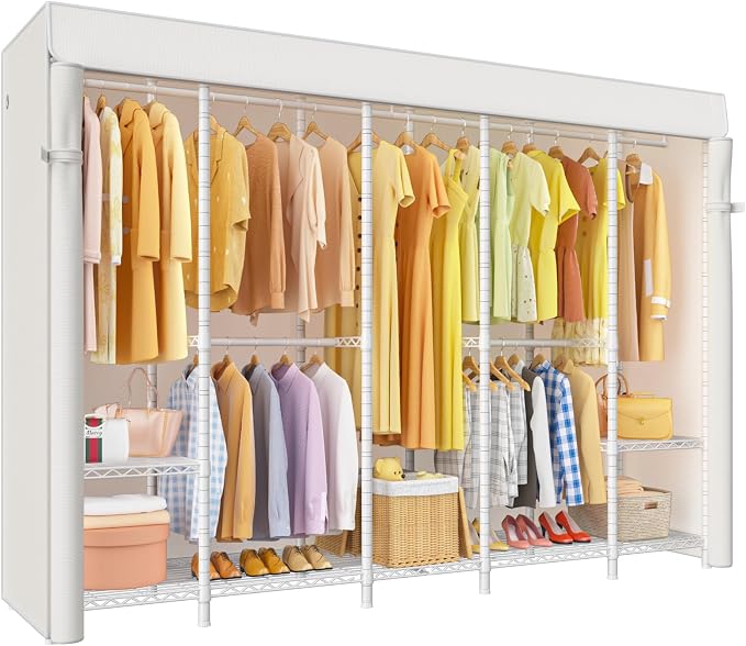 White Rack with White Cover