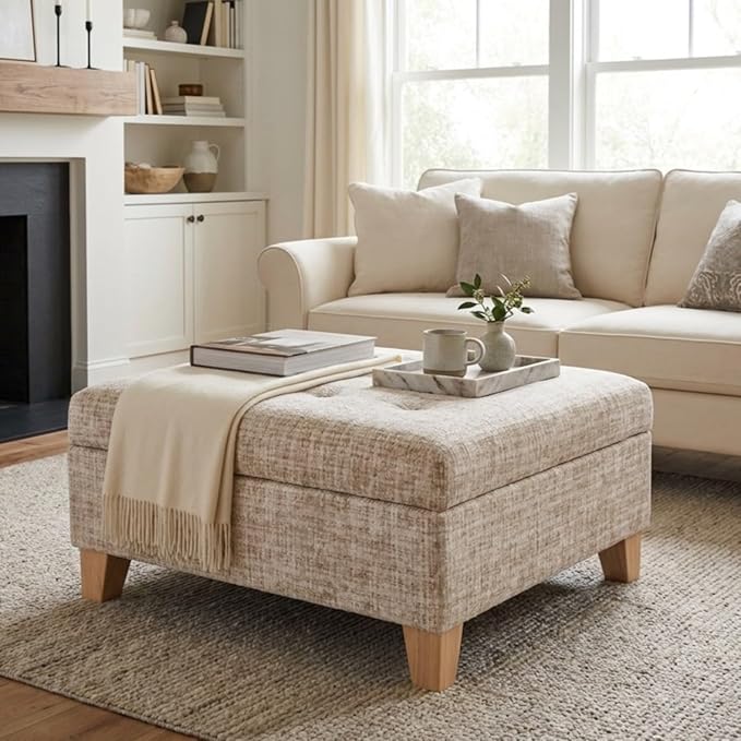 Cream Textural Woven