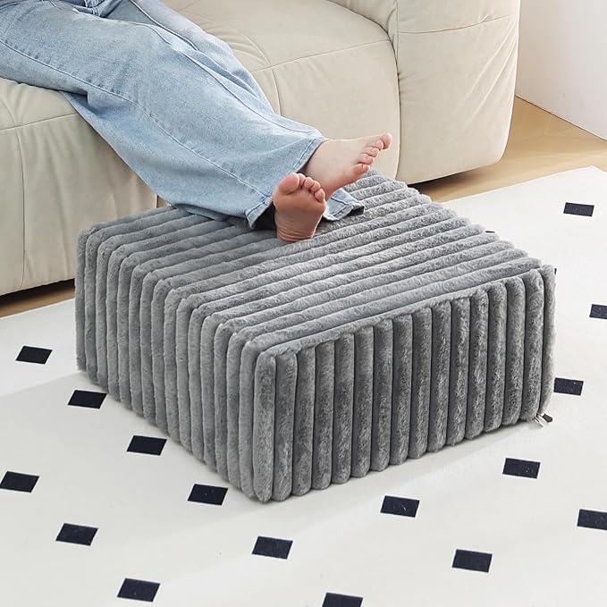 Striped Square Grey