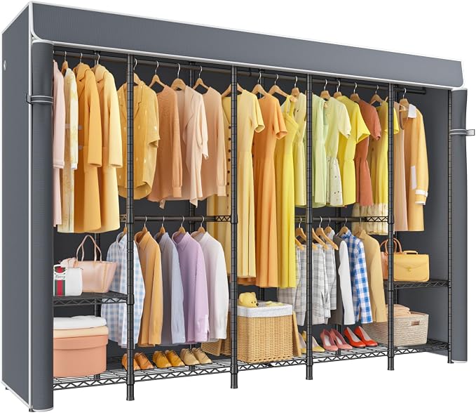 Black Rack with Gray Cover