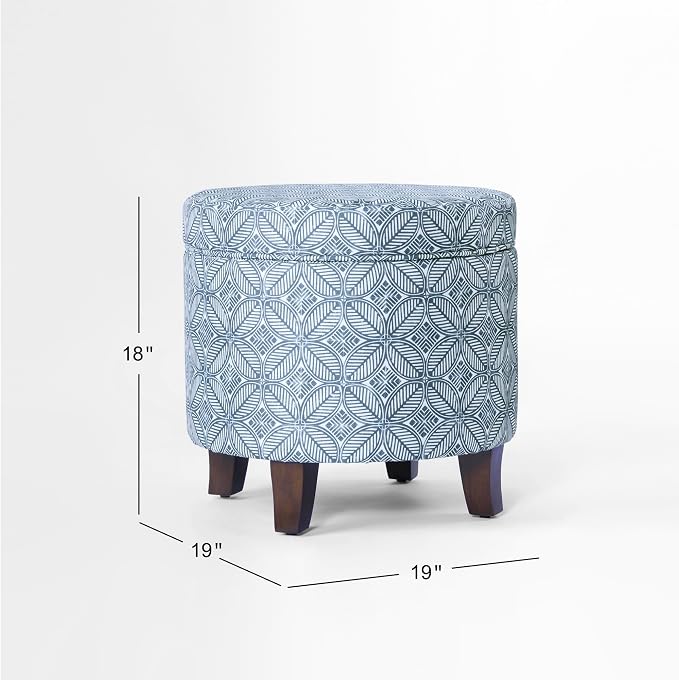 Blue Indigo Print