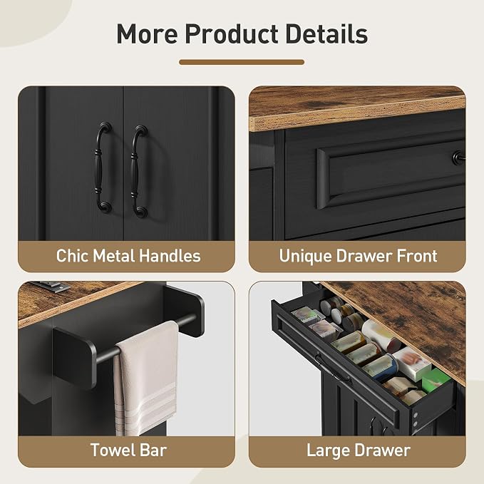 Black + Rustic Brown