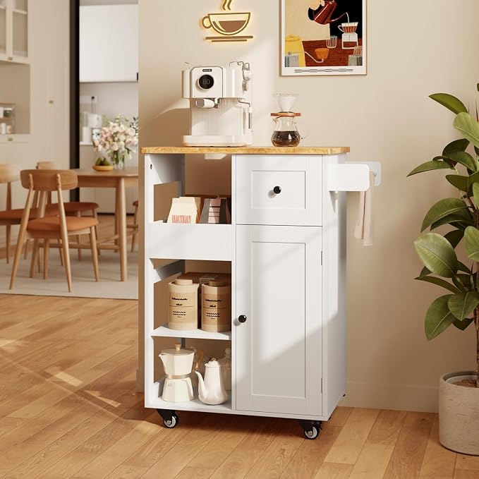 White & Tabletop-oak Color