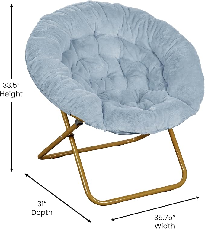 Aqua Fabric/Soft Gold Frame