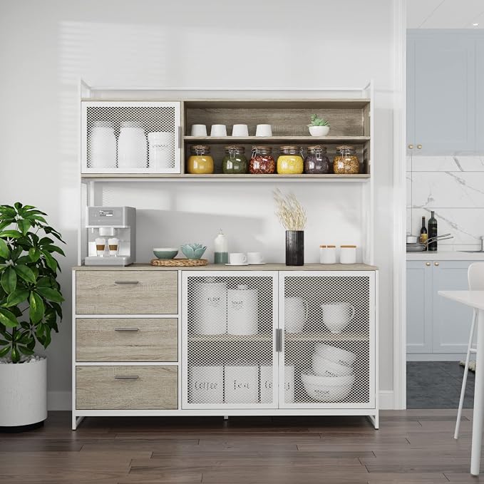 Beige With 3 Drawers