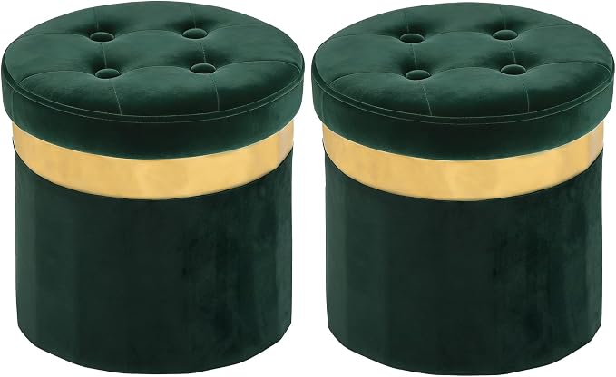 2pcs Velvet Green