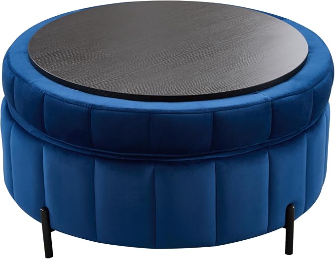 Navy-footstool