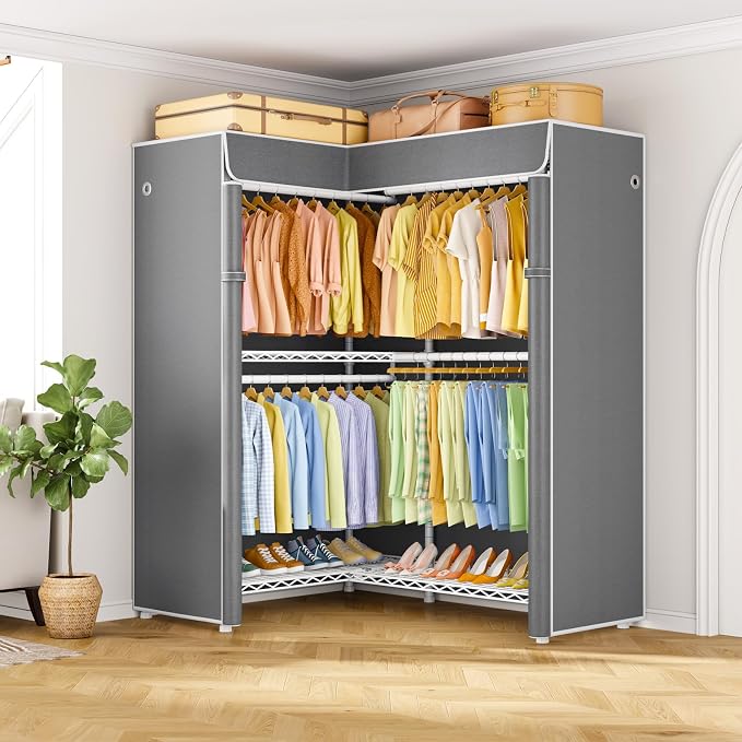 White Rack with Grey Cover