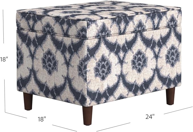 Blue Medallion Print